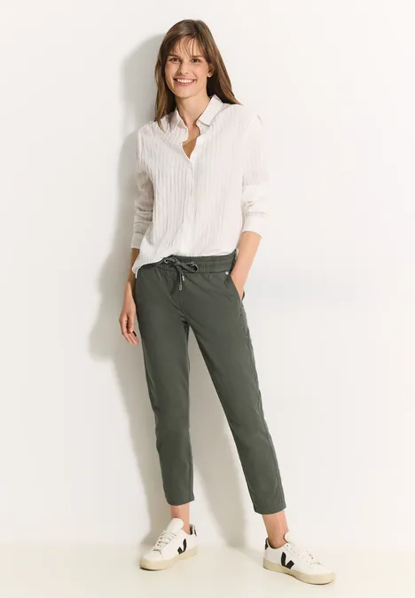 7/8 Hose im Casual Fit cool khaki