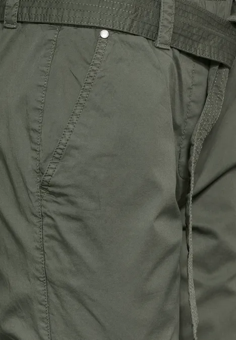Papertouch Hose mit Gürtel cool khaki