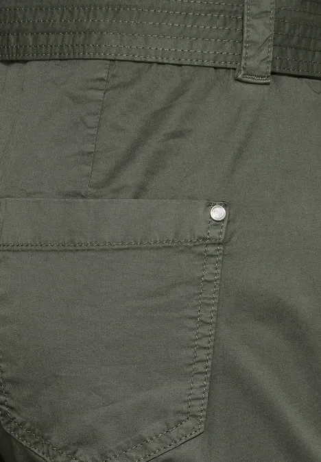 Papertouch Hose mit Gürtel cool khaki