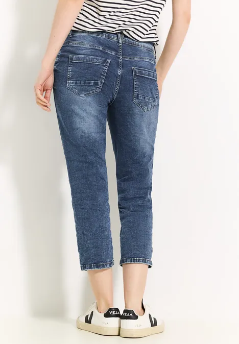 Letnie dżinsy Casual Fit mid blue wash