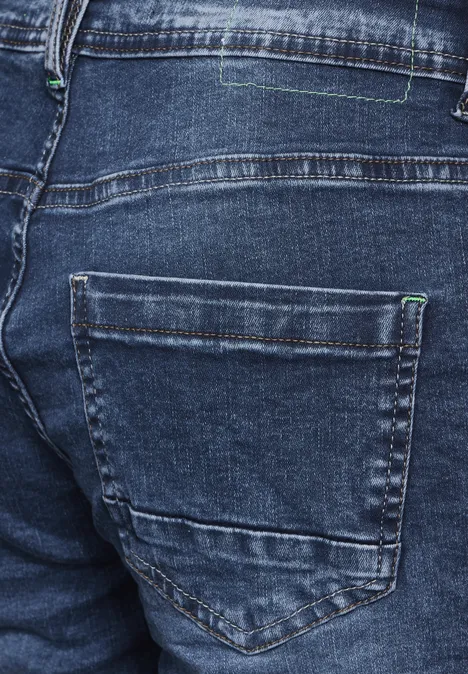 Letnie dżinsy Casual Fit mid blue wash