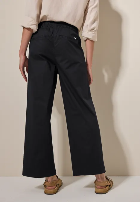Hose im Loose Fit Black