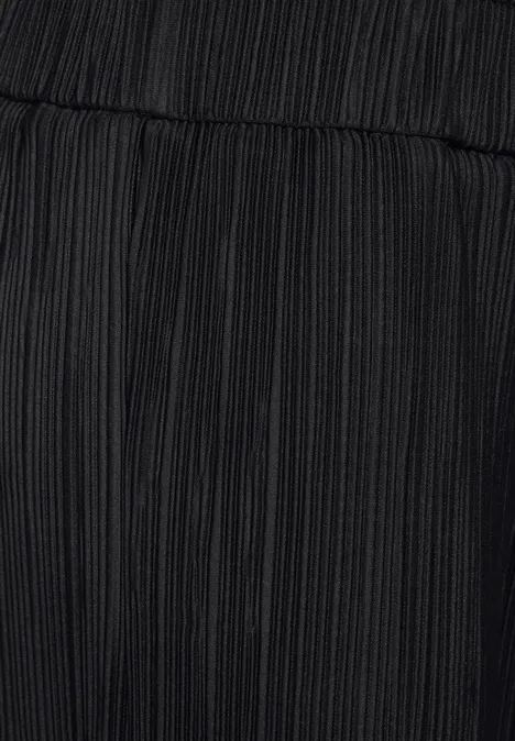 Plissée Hose Black