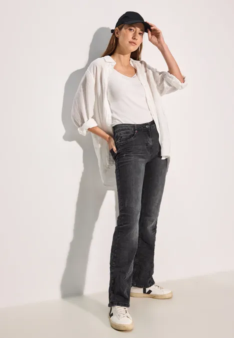 Jeans im Slim Fit dark grey washed