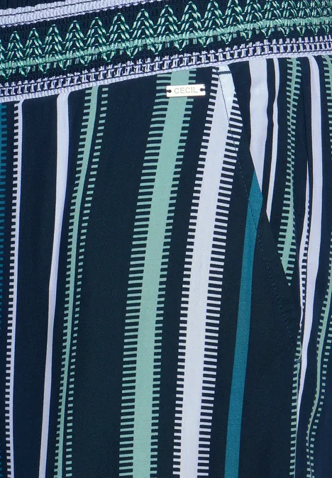 Hose im Loose Fit fir green