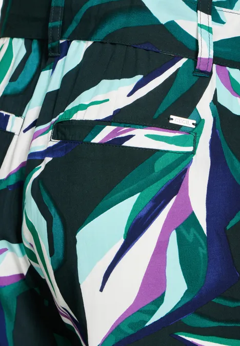 Hose im Loose Fit fir green