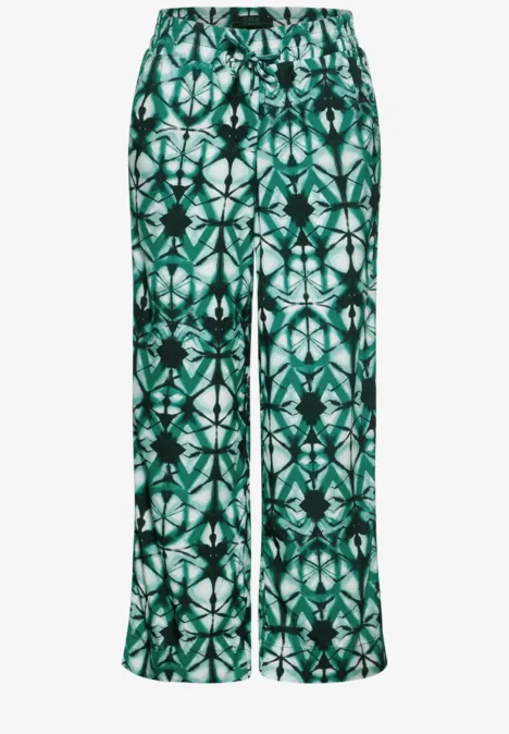 Hose im Loose Fit fir green