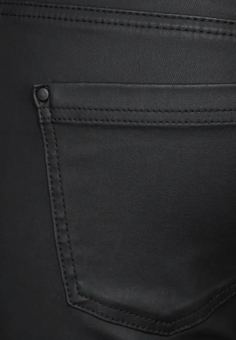 Beschichtete Hose Black