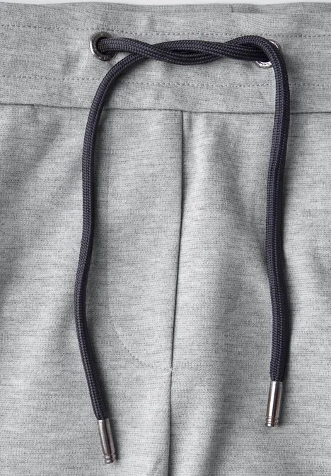 Melange-Look Hose mineral grey melange