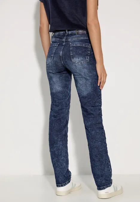 Slanke jeans mid blue wash