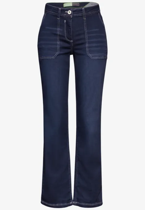Jeans Loose Fit Dark blue wash