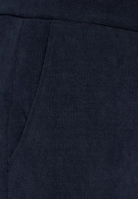 Cord-Hose im Loose Fit universal blue
