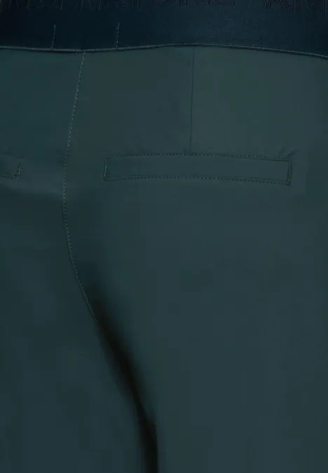Hose im Casual Fit fir green