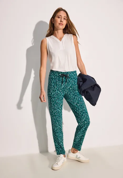 Hose im Loose Fit fir green Hose im Loose Fit fir green