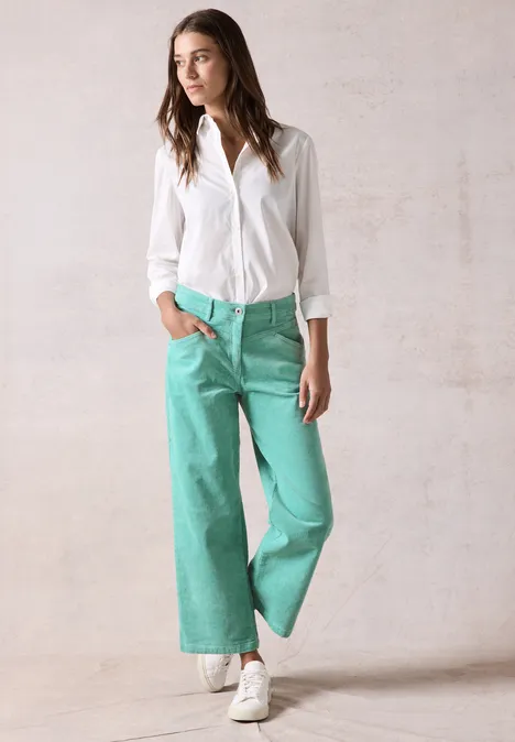 Hose im Loose Fit adriatic green