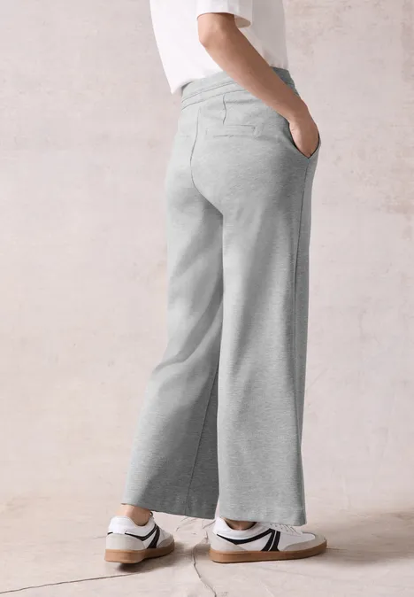 Hose im Loose Fit chalk grey melange