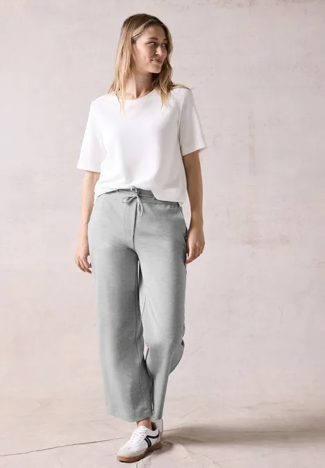 Hose im Loose Fit chalk grey melange