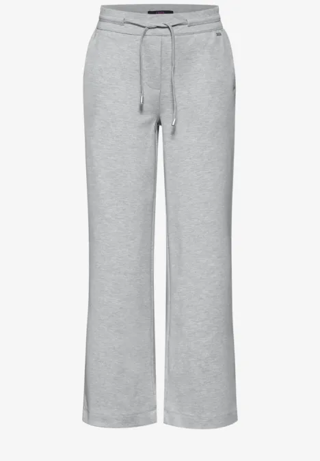 Hose im Loose Fit chalk grey melange