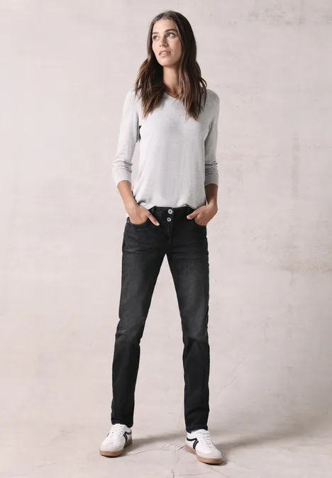 Jeans im Casual Fit dark grey washed
