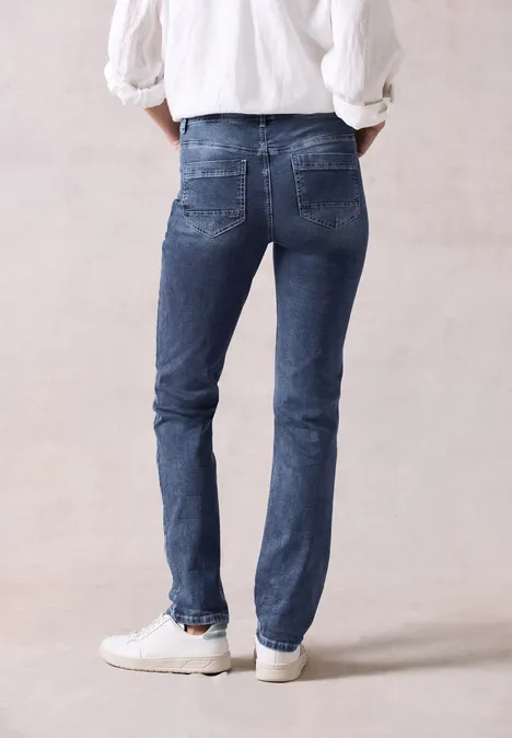 Jeans im Slim Fit mid blue wash
