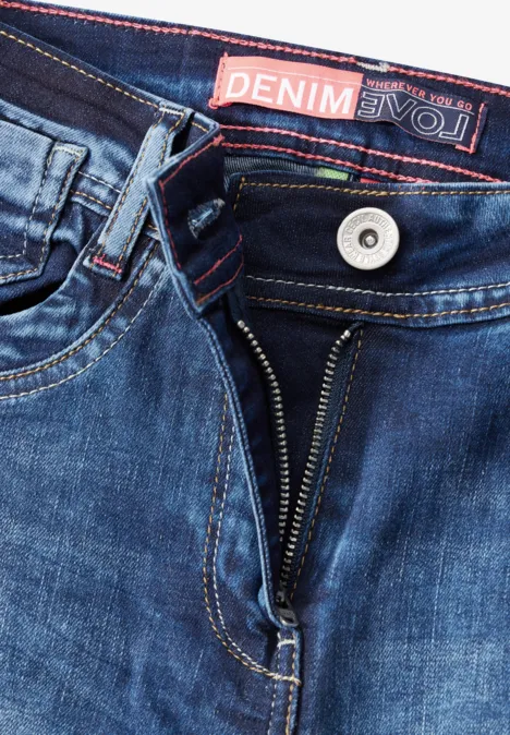 Jeans im Slim Fit mid blue wash