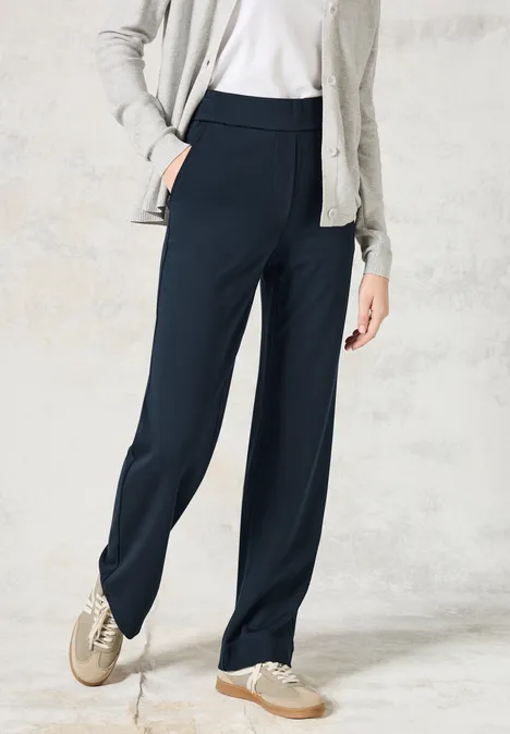 Pantalon loose fit deep petrol