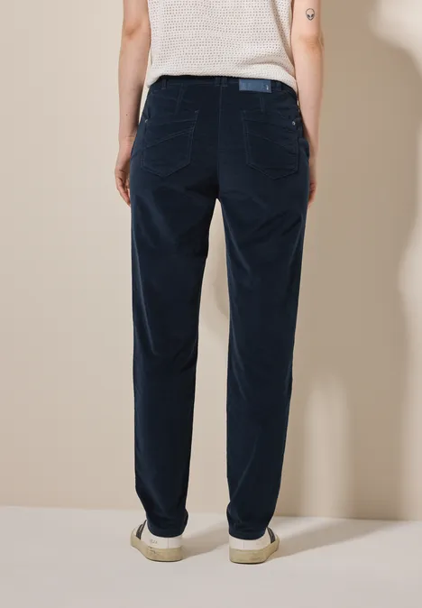 Cord-Chino deep petrol