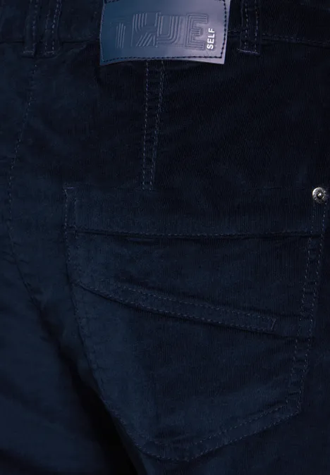 Cord-Chino deep petrol