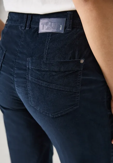 Cord-Chino deep petrol