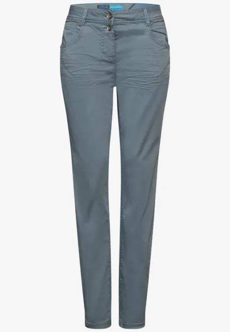 Hose im Casual Fit dove blue