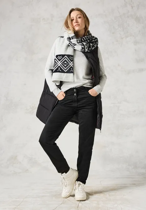 Hose im Casual Fit deep charcoal grey