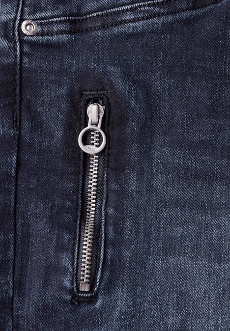 Jeans im Slim Fit blue black washed