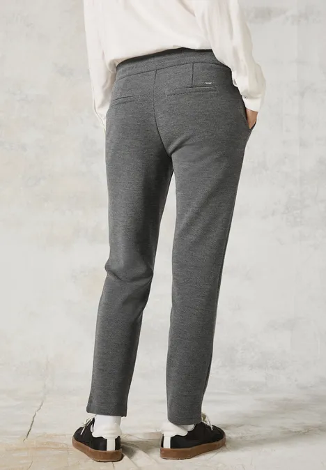 Hose im Casual Fit platinum grey mel.
