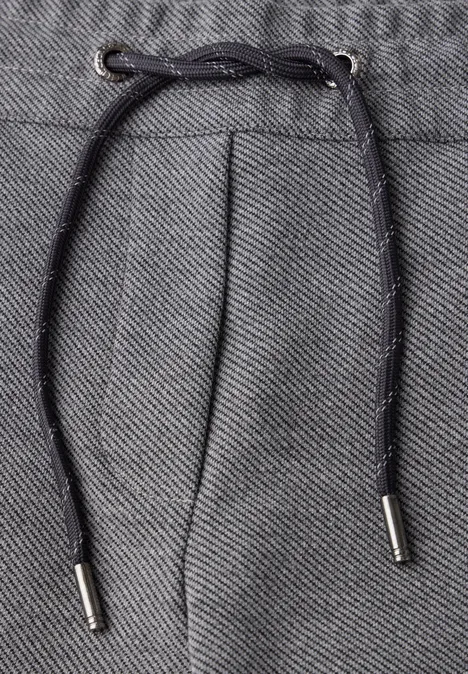 Hose im Casual Fit platinum grey mel.