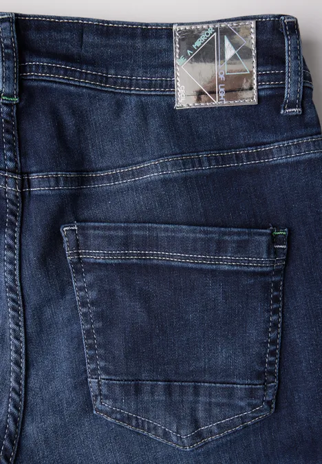 Jeans im Slim Fit dark blue random wash