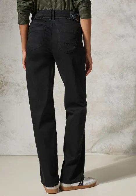 Wide Leg Jeans Black