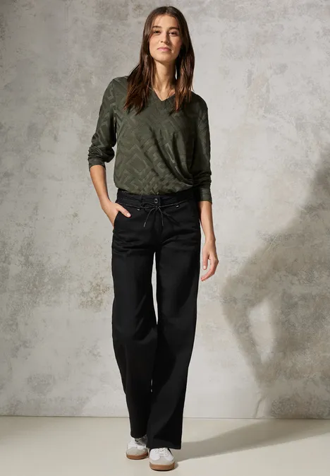 Wide Leg Jeans Black