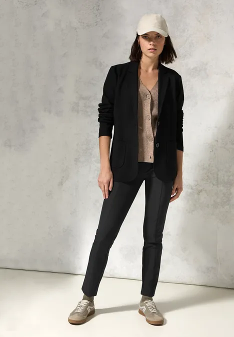 Hose mit Glitzer-Details Black