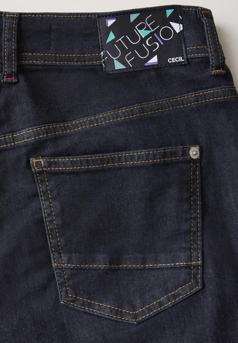 Wide Leg Jeans rinsed wash