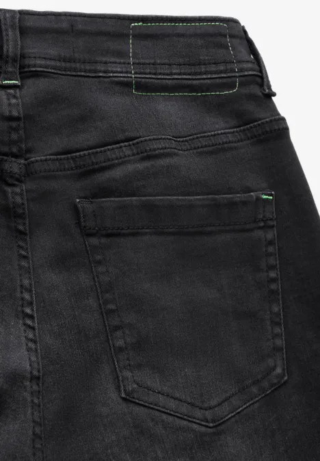 Jeans im Slim Fit black used wash
