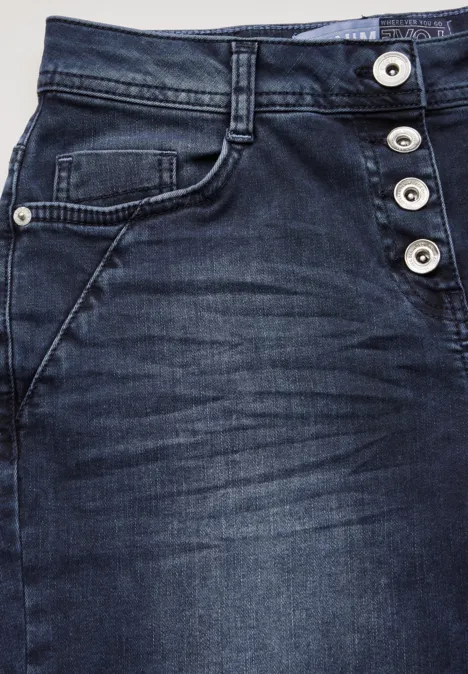 Jeans à jambes larges Dark blue wash
