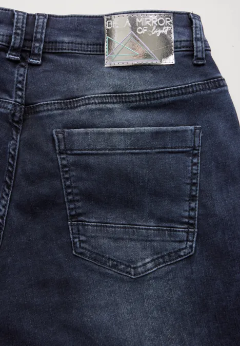 Jeans à jambes larges Dark blue wash