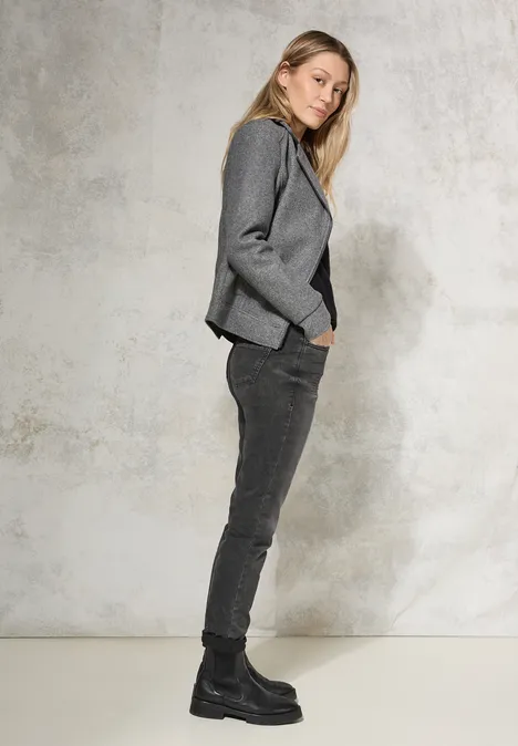Jeans im Casual Fit black used wash