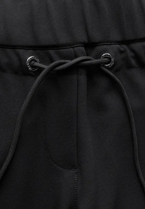 Strukturhose Black