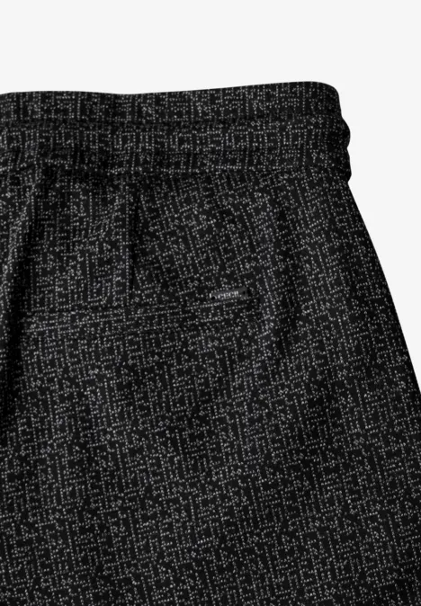 Hose in Two-Tone-Optik Black