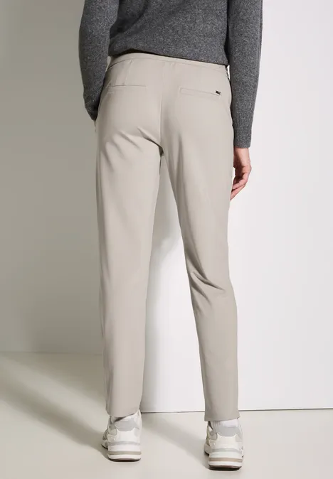 Hose im Casual Fit light hazel beige