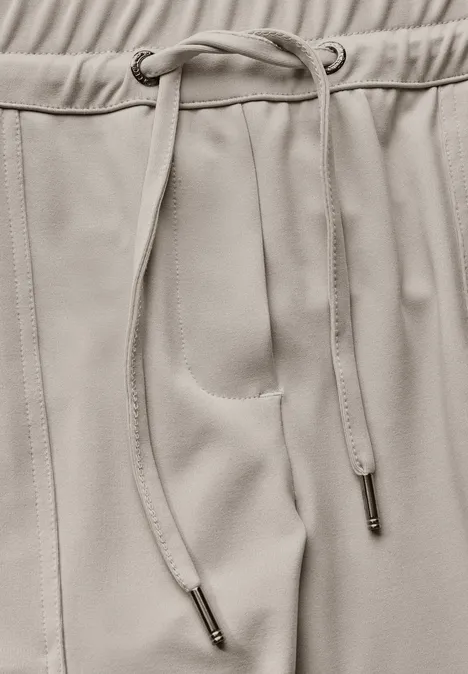 Hose im Casual Fit light hazel beige