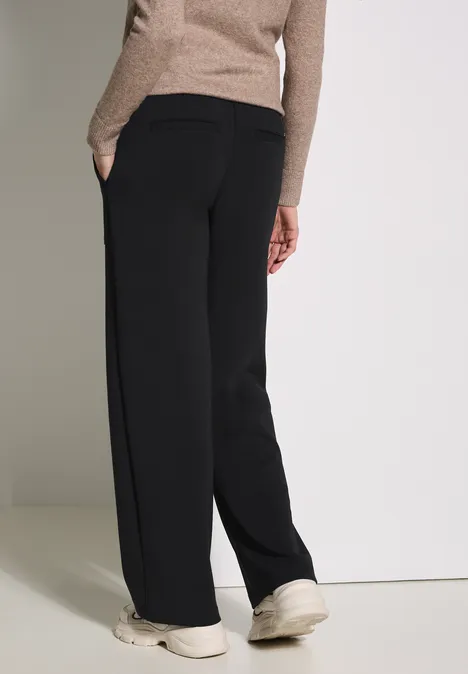 Wide Leg Hose Black