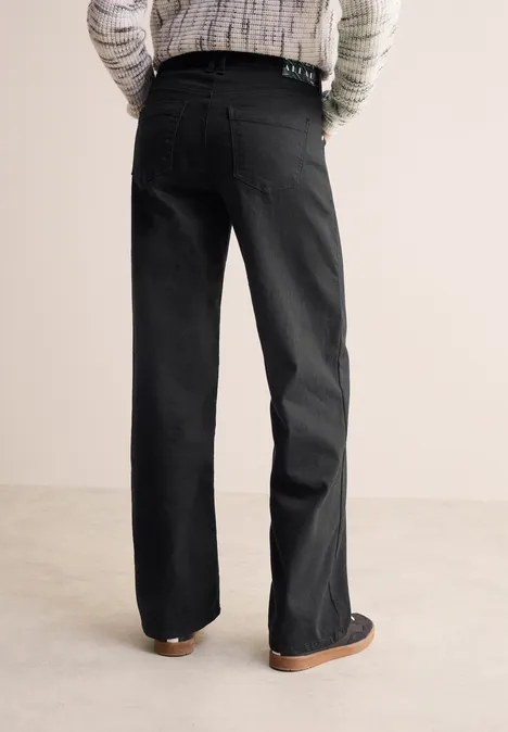 Jeans met wijde pijpen Black