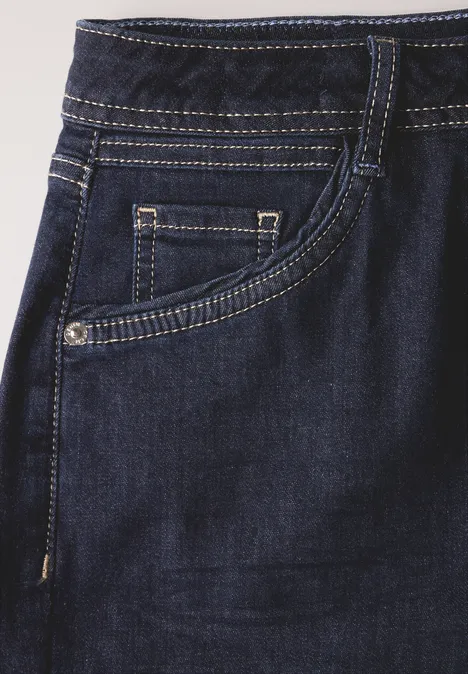Wide Leg Jeans rinsed wash